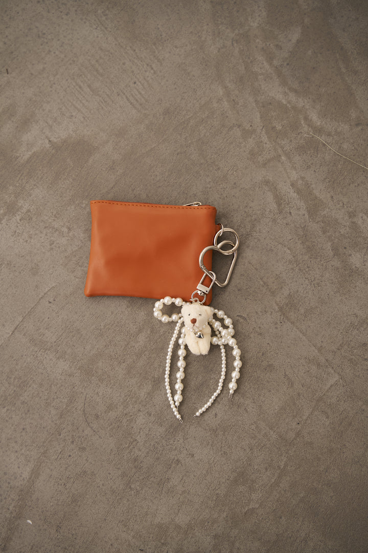 [予約]ポーチ付きパールミックスベアチャーム