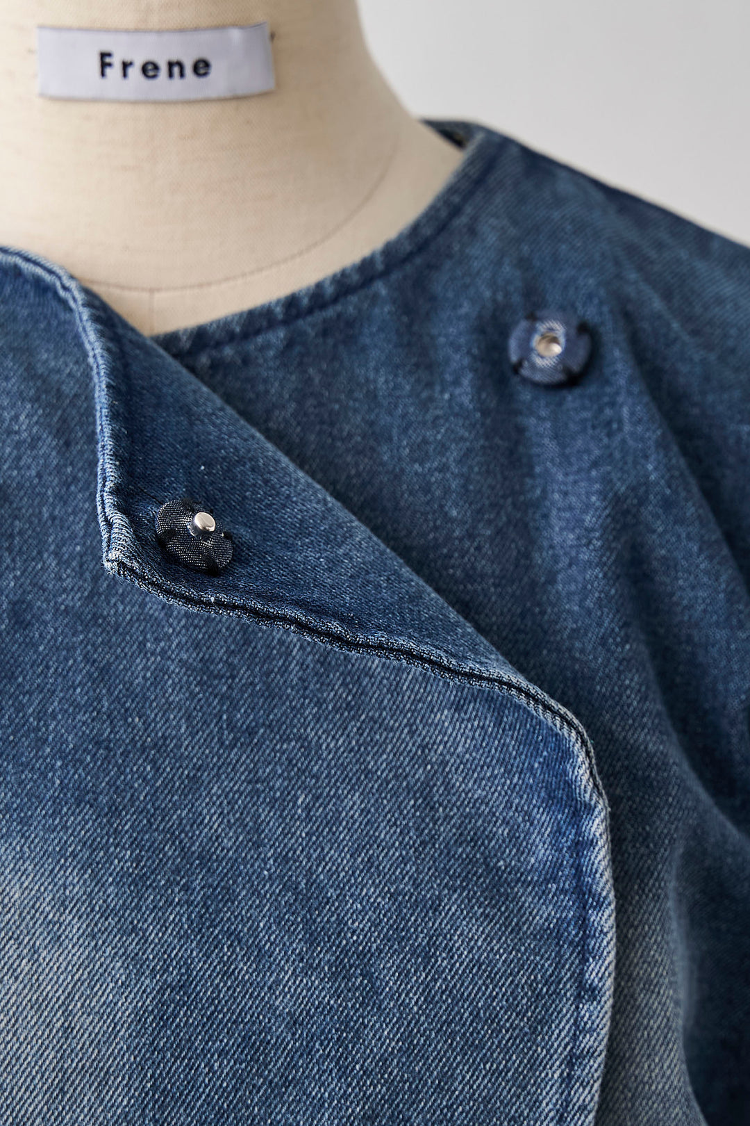 [予約]パフスリーブショートデニムジャケット