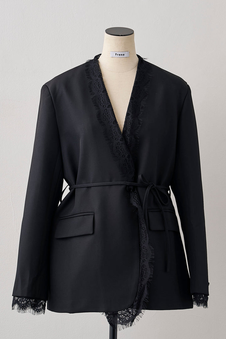 [予約]カシュクールレースドッキングジャケット