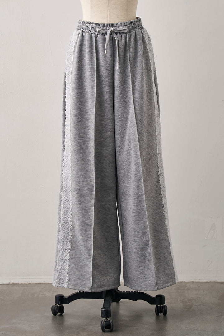 [予約]サイドレースWフェイスカットソーパンツ