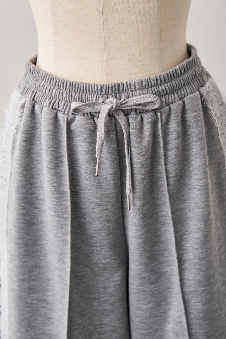 [予約]サイドレースWフェイスカットソーパンツ