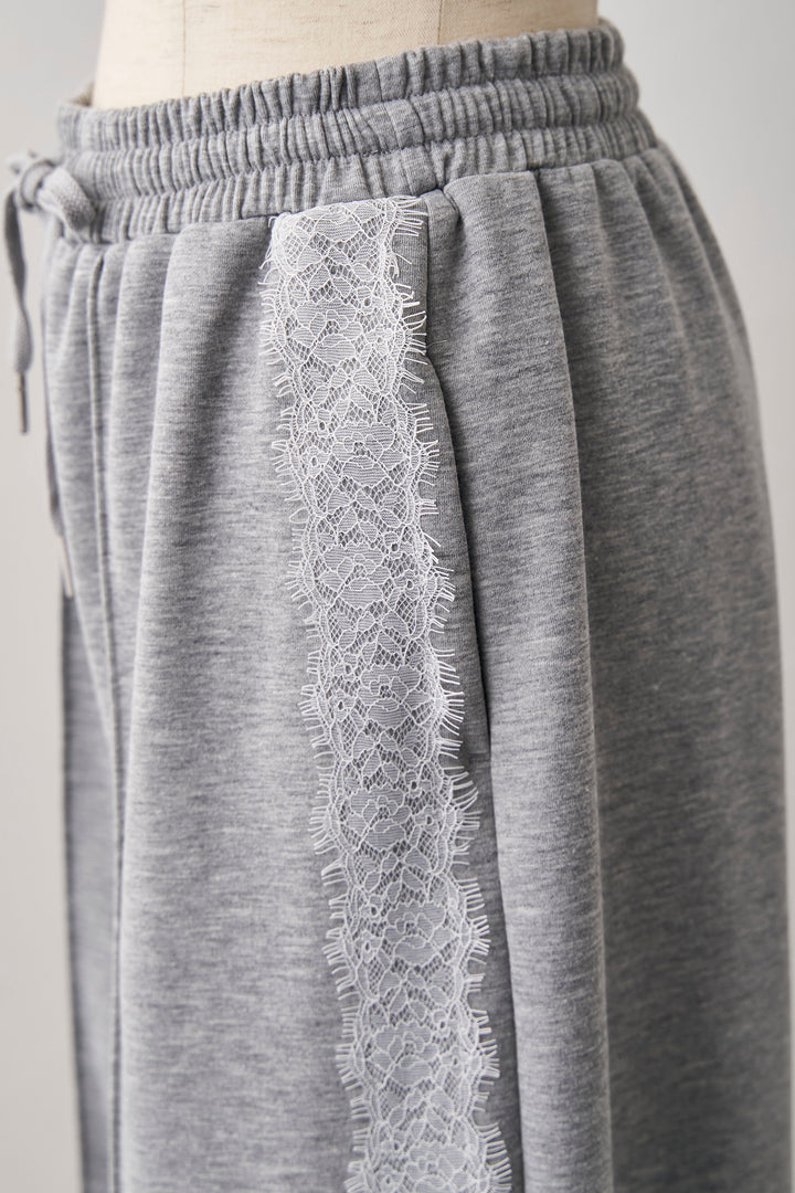 [予約]サイドレースWフェイスカットソーパンツ