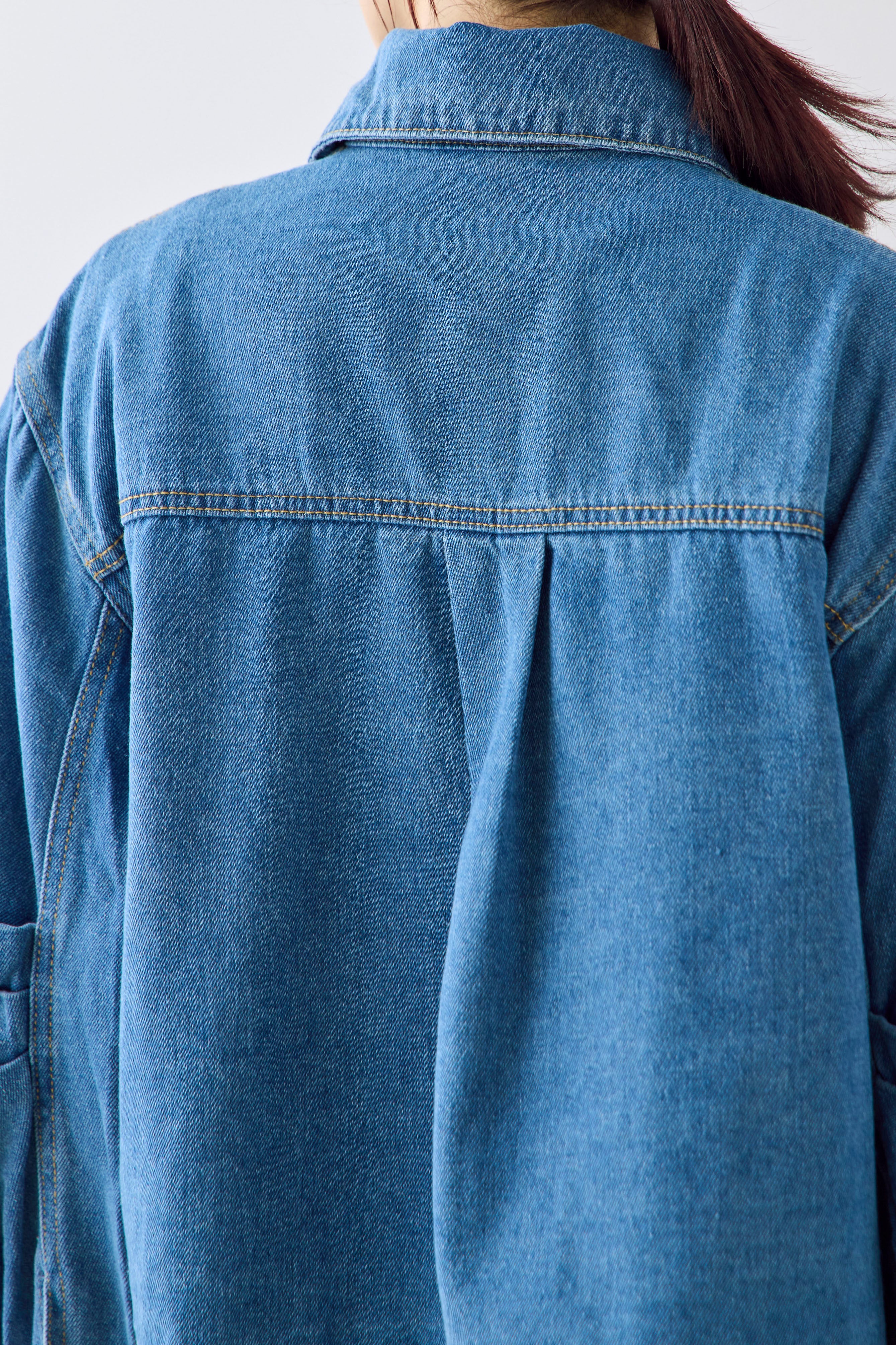 即納]リボンモチーフデニムジャケット – Frene