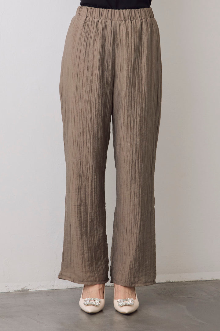 [予約]ワッシャーエアリーストレートパンツ