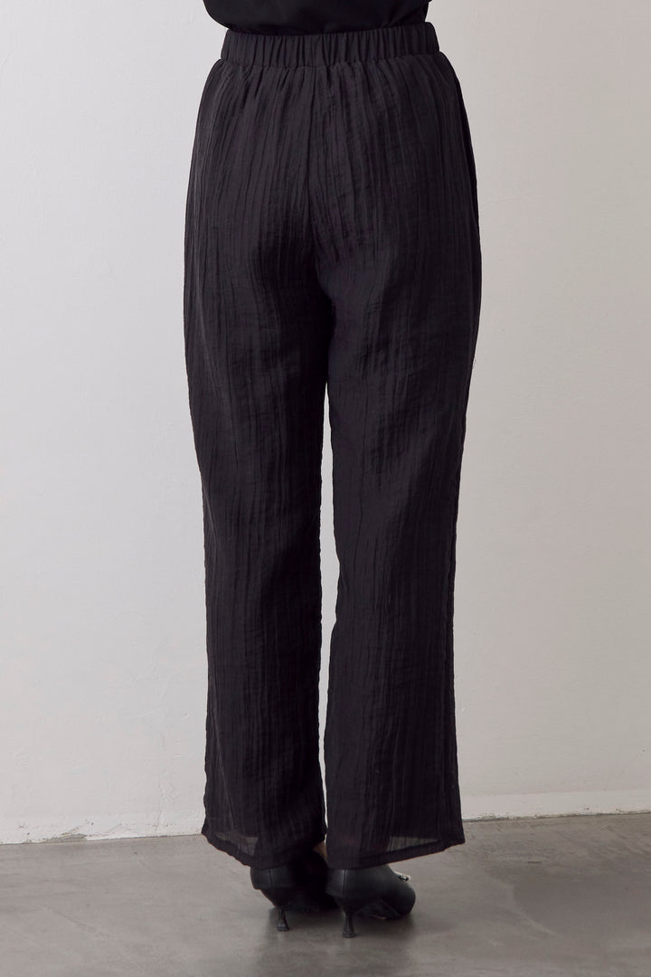 [予約]ワッシャーエアリーストレートパンツ
