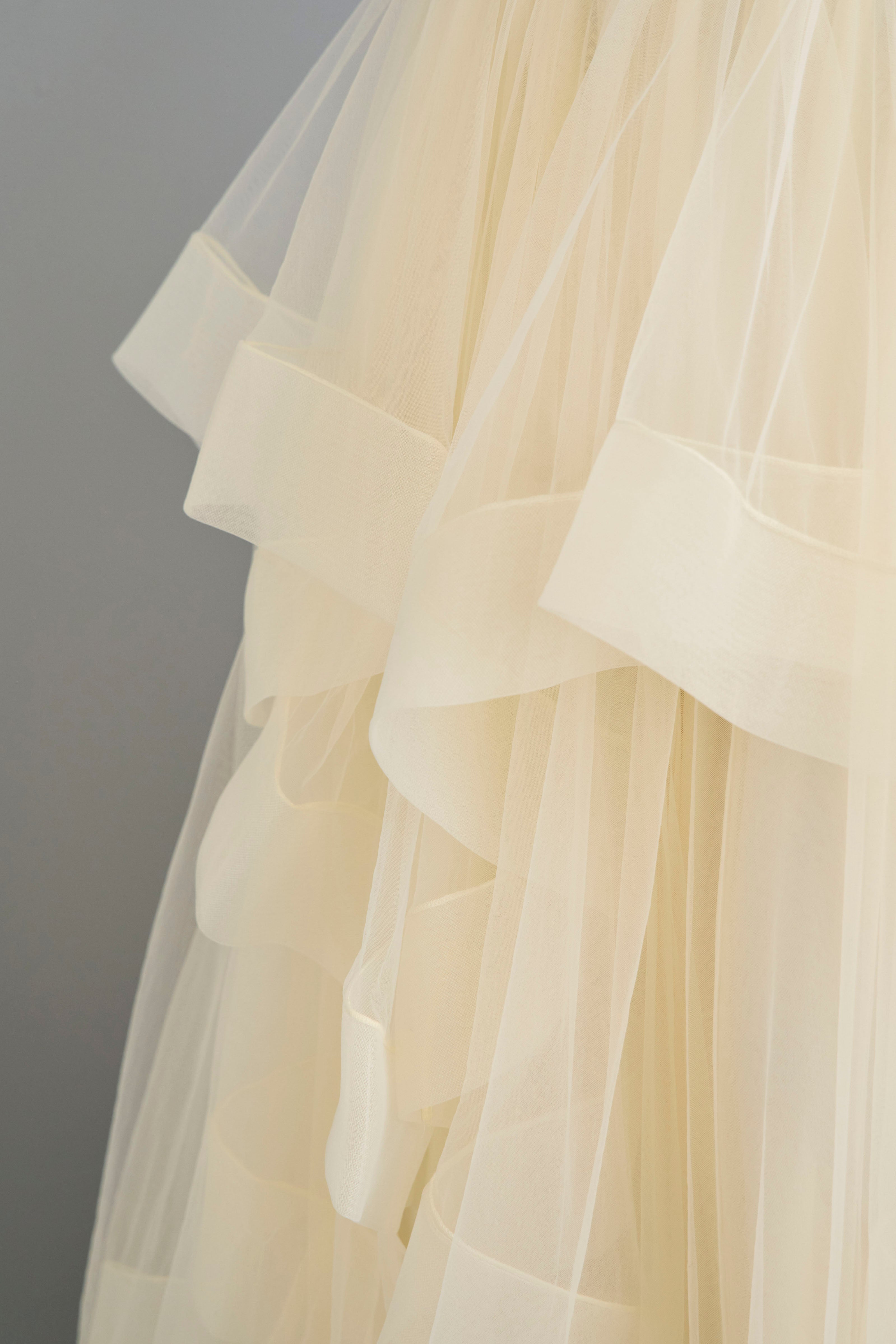 Frene ランダムフリルティアードボリュームスカート 予約]ランダムフリルティアードボリュームスカート – Frene