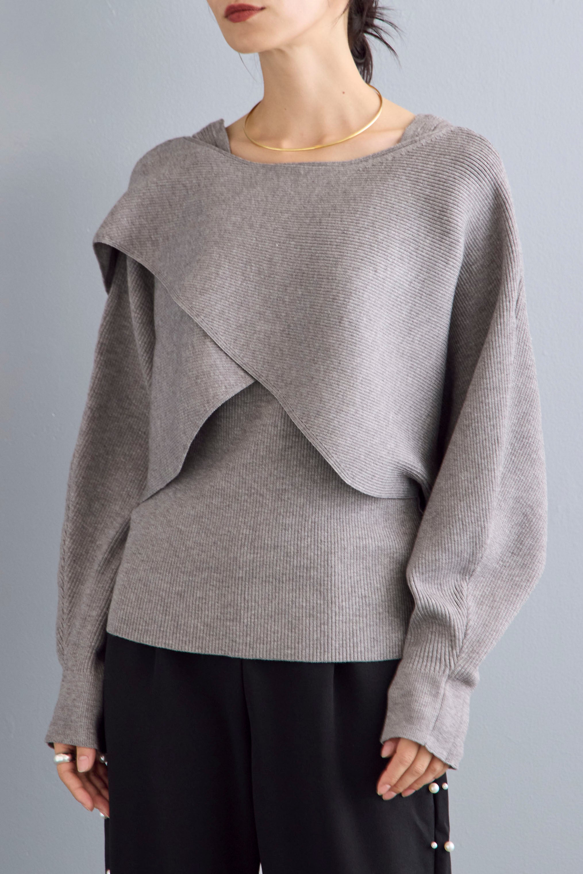 予約]アシメケープタンクニットセット – Frene