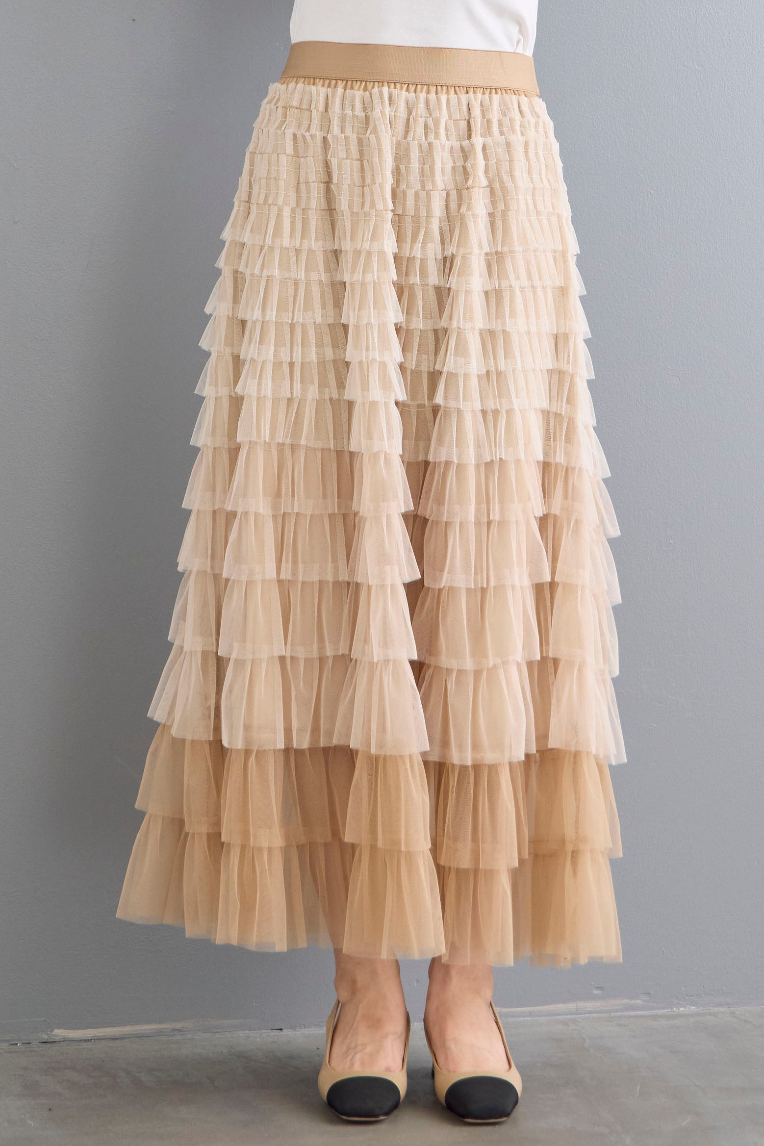 リボンジャガードフレアスカート　Frene好きに Skirt – Frene