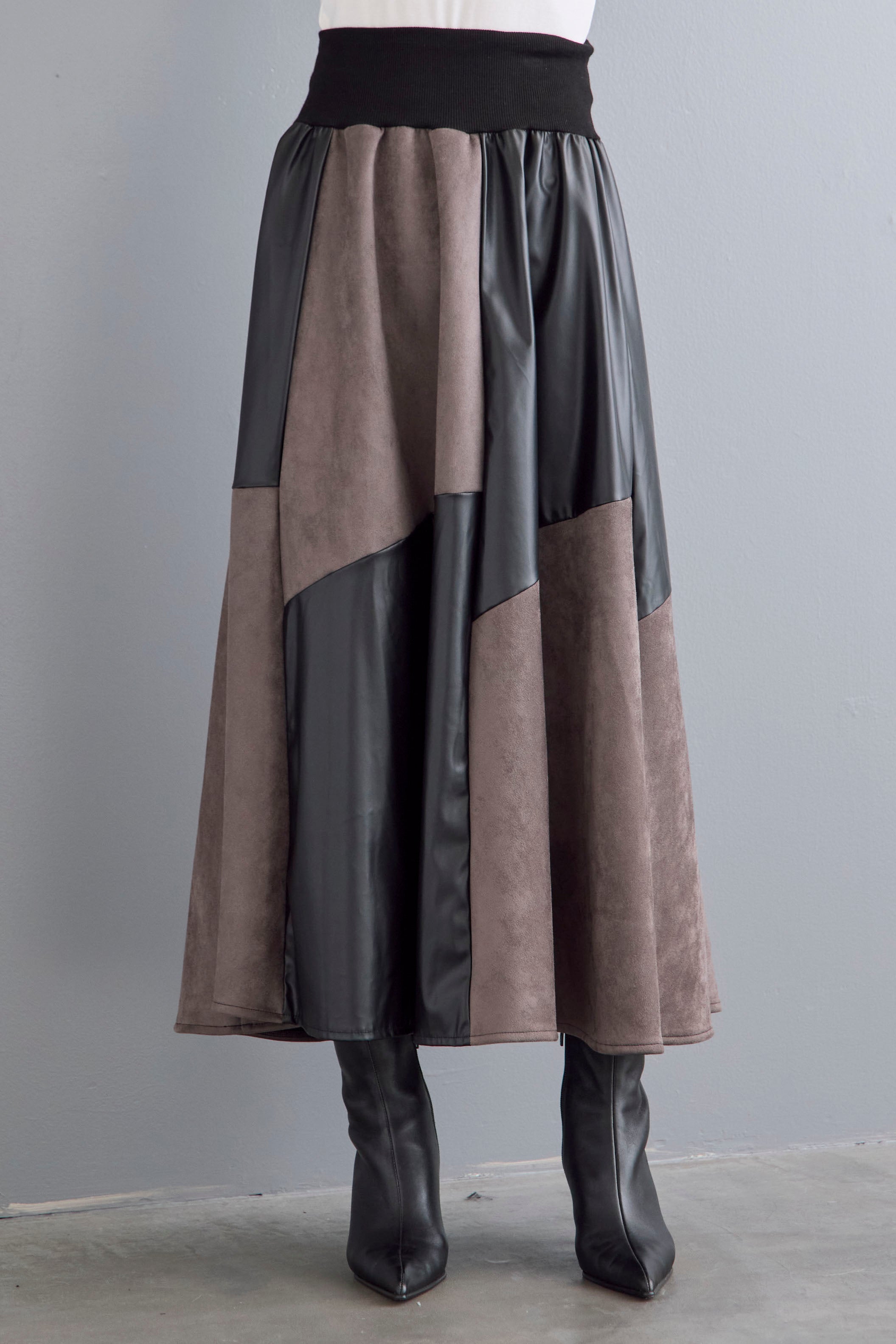 リボンジャガードフレアスカート　Frene好きに Skirt – Frene