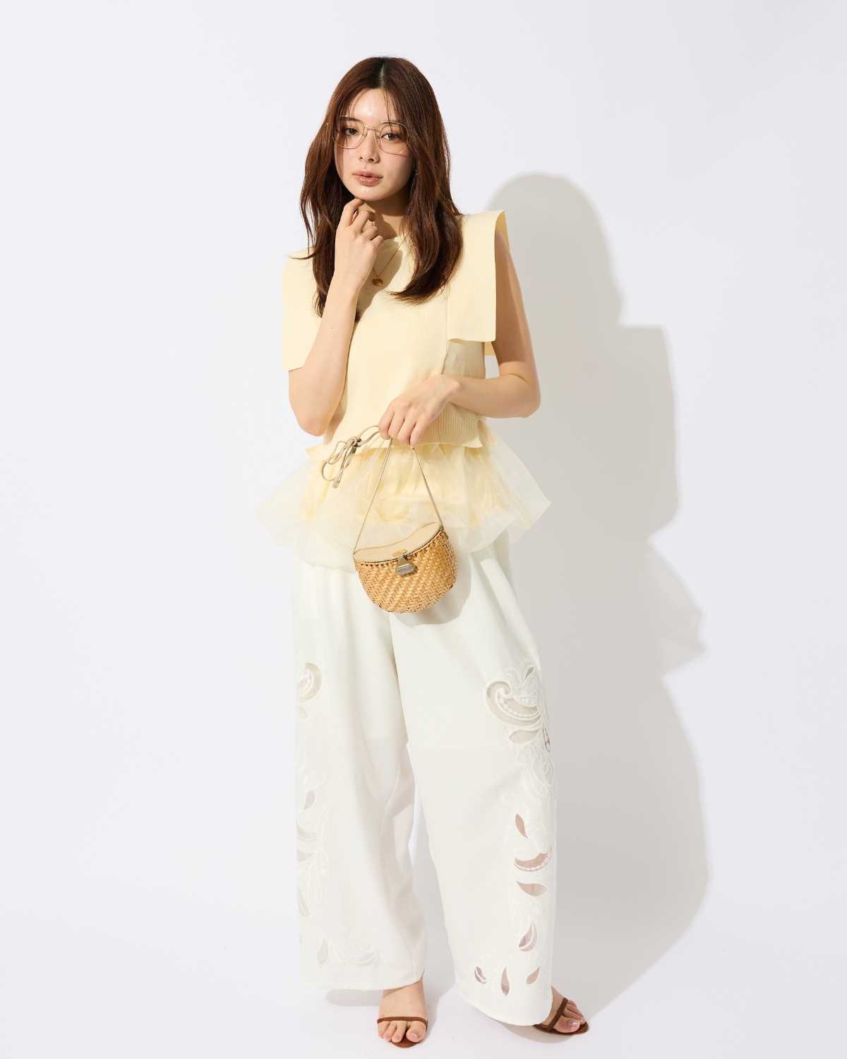 Freneレース襟シャツ、パールコートセット FRENE（フラーネ）Official Online Store – Frene