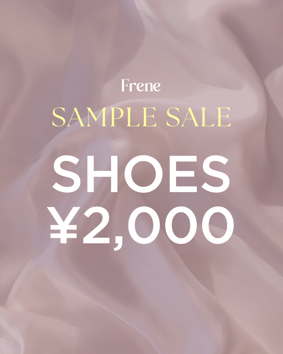 SHOES ¥2,000[SAMPLE SALE_260725]